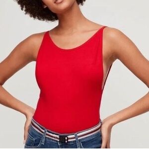 TNA 90's Red Low Back Bodysuit [Never Worn]